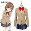 5 шт. комплект аниме Мисака Микото костюм определенный научный косплей костюм Magic Banned каталог книг третий сезон Мисака Ми косплей костюм