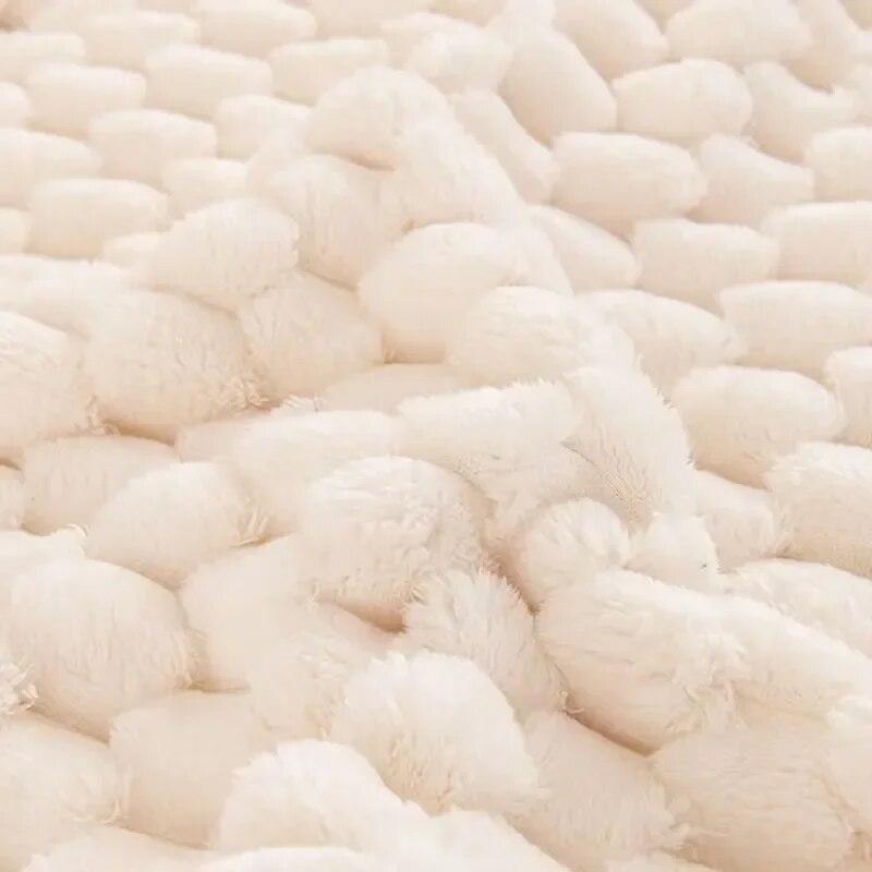 Зимний чехол для дивана, утолщенная плюшевая Нескользящая подушка для дивана для гостиной, мягкий универсальный чехол для дивана, полотенце на спинку, секционный коврик для дивана