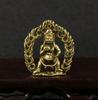 Rare Chinese Art Old Brass Hot Fire Boy Toys Statue Figure Pet Antique Ornament