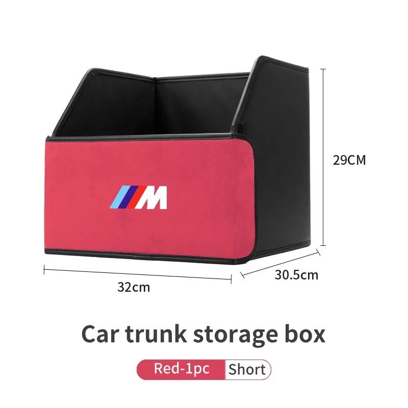 BAGC4 Car Sticker Foldable Car Boot Organiser Large Capacity Travel Storage Box For BMW M Performance 1 2 3 4 5 7 Series X1 X2 X3 X4 X
