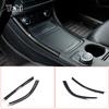 Для Mercedes Benz A/GLA/CLA Class W176 A180 2012-2018 углеродное волокно хромированная декоративная полоска для центральной консоли, автомобильные аксессуары