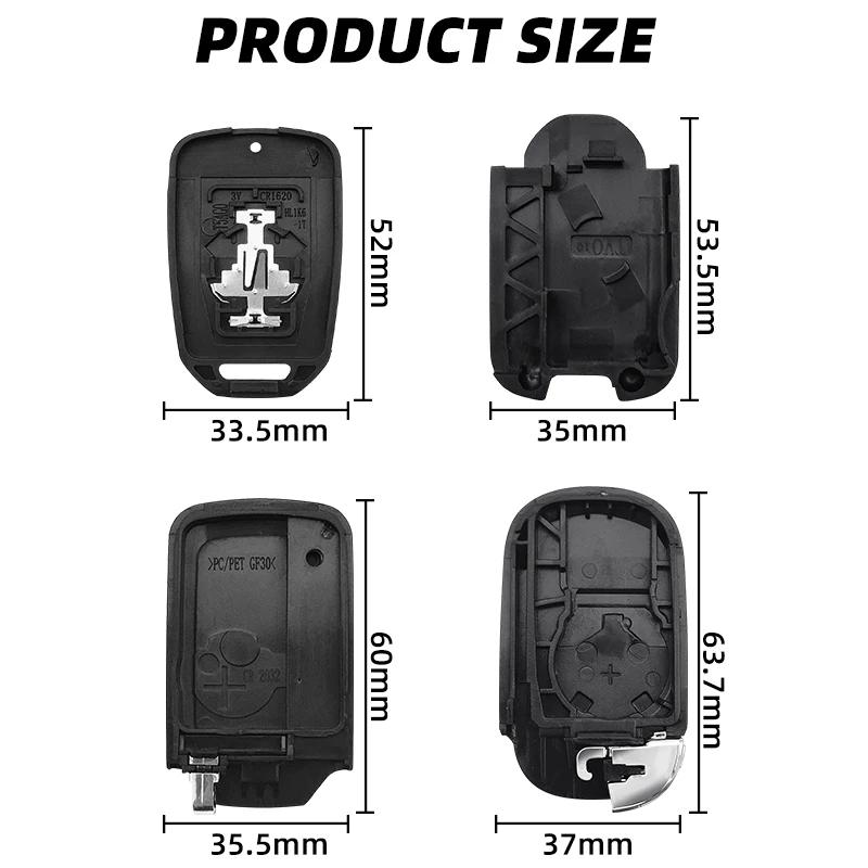 AYE1 1ocs Car Key Fob Pocket Cover Case For Honda Fit Jazz Civic CR-V HR-V Accord Jade Crider Odyssey Remote Protector Accessories