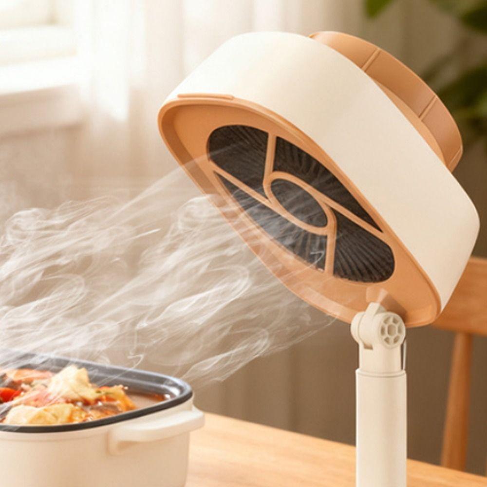 High Suction Power Folding Mini Range Hood Adjustable Angle Cooking Fume Extractor  Home Kitchen