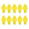 10pcs Chicken Water Nipples Automatic Poultry Nipples Drinker Waterer Plastic Yellow