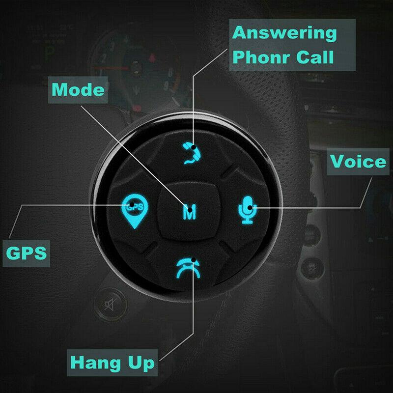 Универсальный автомобильный руль с GPS-приемником, беспроводной смарт-кнопочный пульт дистанционного управления
