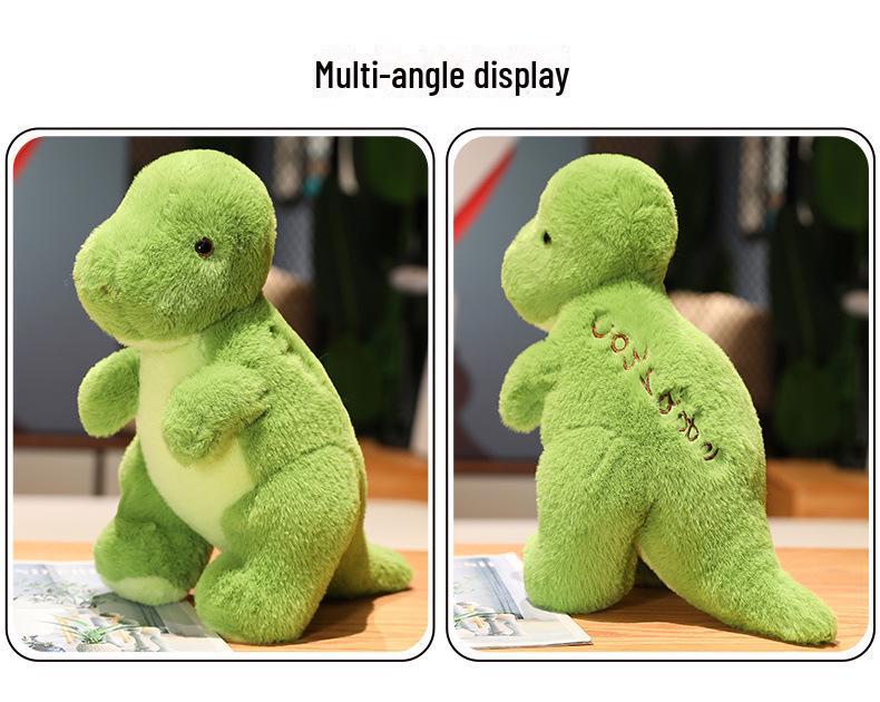 Серия мягких игрушек «Парк динозавров»: Тираннозавр, стегозавр, трицератопс — идеальный подарок на год Дракона