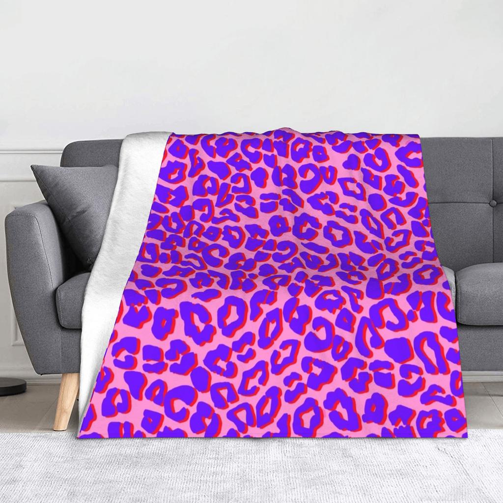 Черно-белый плед с рисунком снежного барса, флисовый, осенний, многофункциональный, мягкий, для дивана, кровати