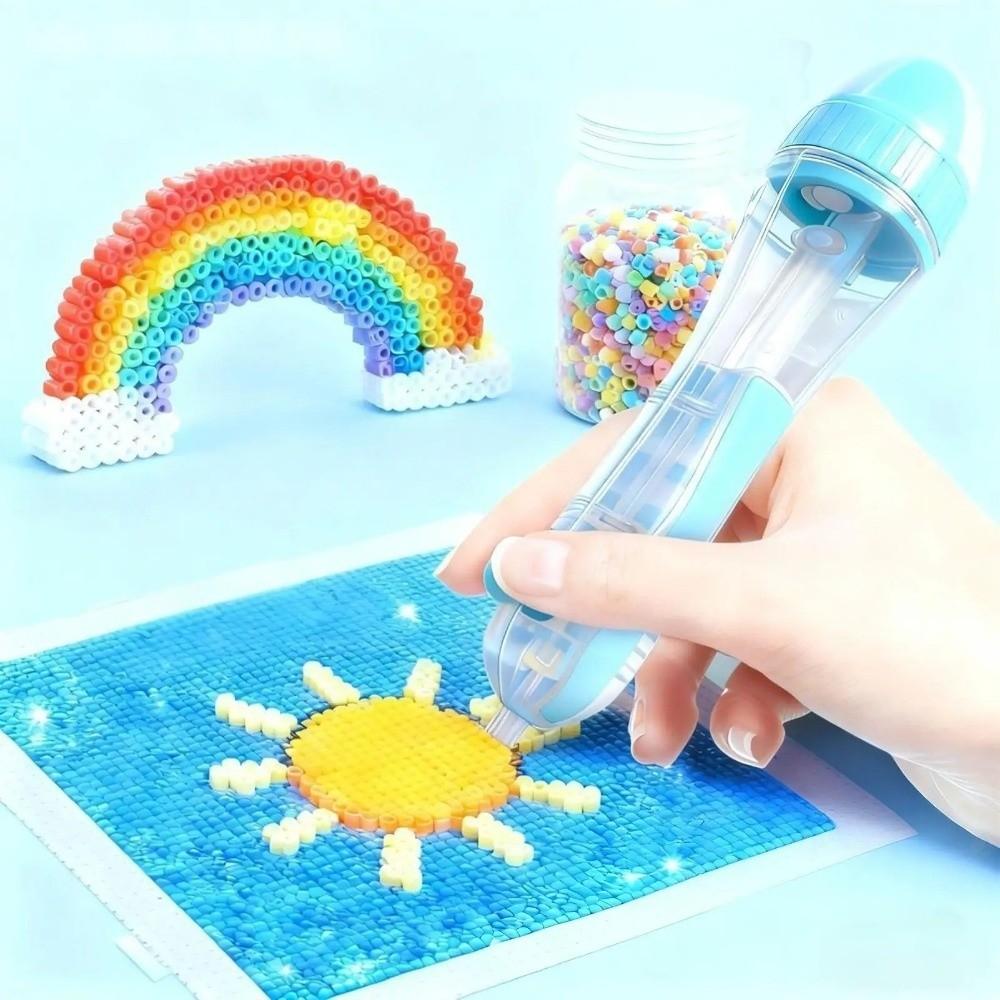 Ручка-аппликатор для бусин 2,6 мм, пресс для поделок, инструмент для размещения бусин Perler Hama, DIY-проекты с бусинами, автоматический инструмент для размещения бусин