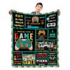 Children's Play Printed Flannel Blanket Office Lunch Break Portable Blanket