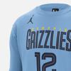 Jordan Флисовый свитшот Ja Morant Memphis Grizzlies, мужские топы, голубой DZ0610-422
