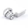 Stainless Steel 304 Key Lock Polished Finish Double Bit Quarter Turn Square Triangle Hex Lock Durable Anti-Theft Design