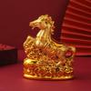 Creative Horse Ornament Lucky Traditional Home Statue Ingot Can Be Rotated Home Decoration Office Desktop Decoration