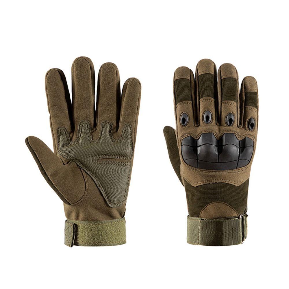 Hard Knuckles Leather Motorcycle Gloves Half Finger Mittens Fingerless Gloves Men'S Gloves