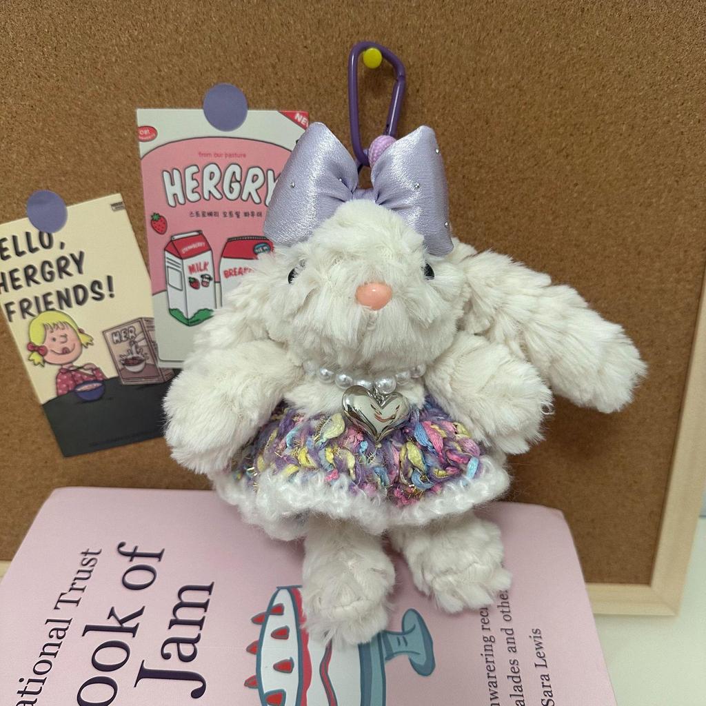 Bonnie Bunny Plush Keychain: Cute Girl Doll Bag Charm & Bestie Birthday Gift