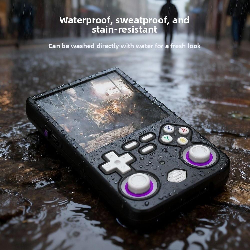 Anti-Scratch Game Console Cover Silicone Sleeve Shell for R36 Ultra Handheld Game Accessories