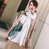 Long Silk Scarf Spring and Summer Thin Style Printed Scarf Beautiful Brocade Lotus Shawl Imitation Silk Scarf Gauze Scarf