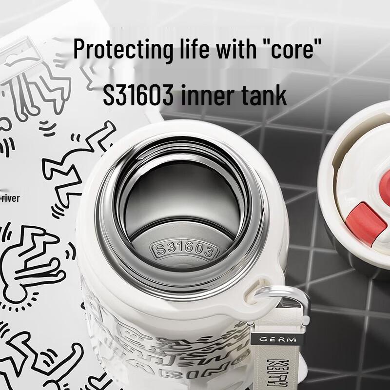 Germ Keith Haring Stainless Steel Thermos Water Bottle