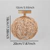 Creative Handmade Bamboo Woven Ceiling Light Simple Lampshade Living Room Dining Room Kitchen Decoration Lighting