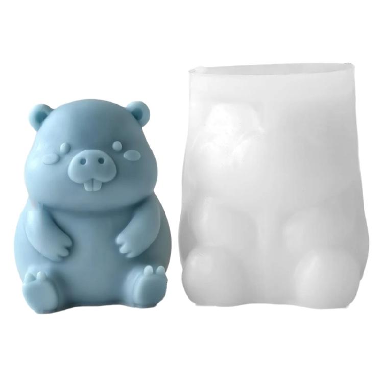 Силиконовые формы в форме животных для эпоксидной смолы, ручной работы, для свечей, для украшения дома, легко извлекаются, силиконовая форма для мыла