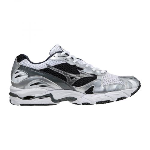 Sneakers Mizuno Black and Silver Wave Rider 10