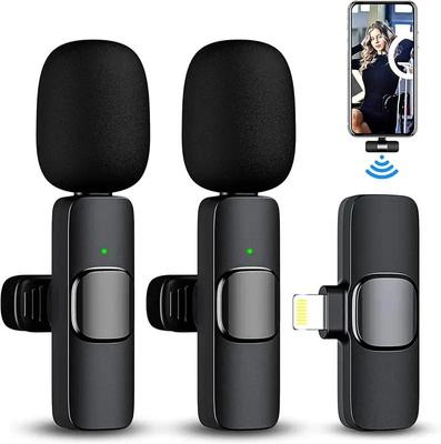 Беспроводной петличный микрофон для iPhone Android Handy Microphone Plug Play Wireless Microphone для интервью YouTube TikTok