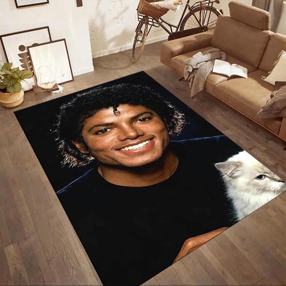 Michael Jackson 81 Floor Mat Design for Playrooms Foyer Hallway Living Rooms Antislip Carpet Office home decor
