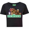 Womens/Ladies Sesame Street Crop Top