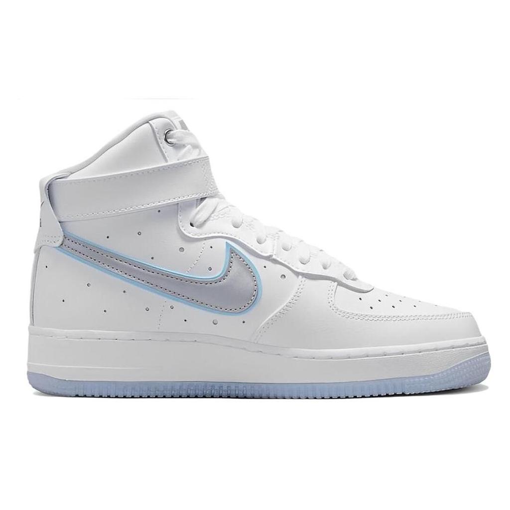 Nike Женские кроссовки Air Force 1 High Dare To Fly белый металлик-серебристый FB1865-101