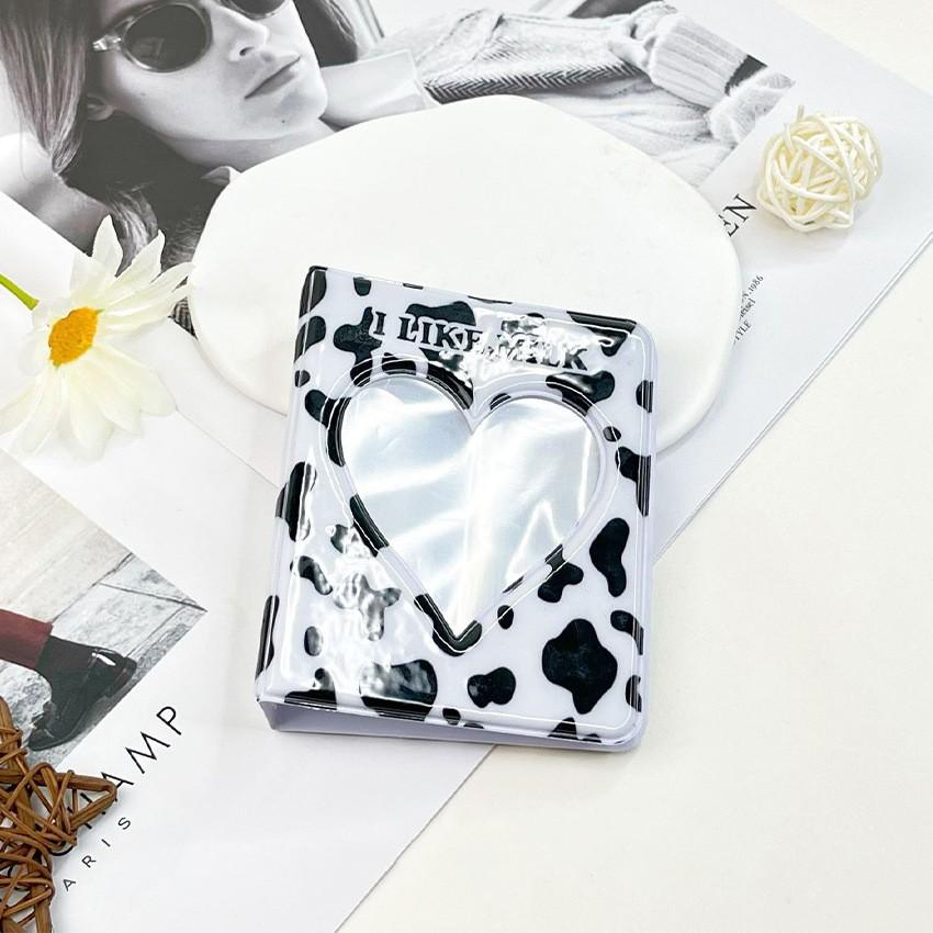 36/64 кармана, мини-фотоальбом с сердцем, прозрачный держатель для фотокарточек, мини-альбом Polaroid для хранения, коллекционный альбом с именем книги, карточкой, альбомом