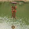 Metal Pipes Bell Ornament Garden Copper Coin Wind Chime Balcony Hanging Decor