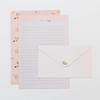 Letter Pad Different Style Beautiful Flower Letter Paper Writing Paper Envelope Stationery Paper