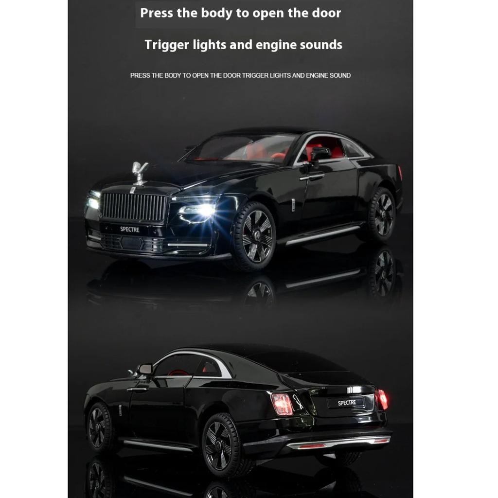 1/24 Scale Rolls Shining Alloy Model Toy Vehicle, Best Collection for Vehicle Enthusiasts, Christmas/Birthday Gifts