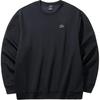 Anta Casual Comfortable Round Neck Pullover Sweatshirt Unisex Sweatshirt Basic-Black 972448710-6