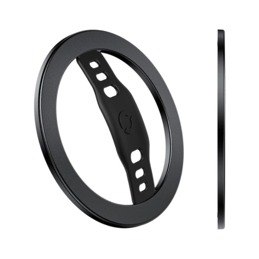 Магнитный держатель-кольцо для телефона Magsafe с силиконовым ремешком для пальца, автомобильный держатель для телефона, съемная беспроводная зарядка, подставка-грип для телефона