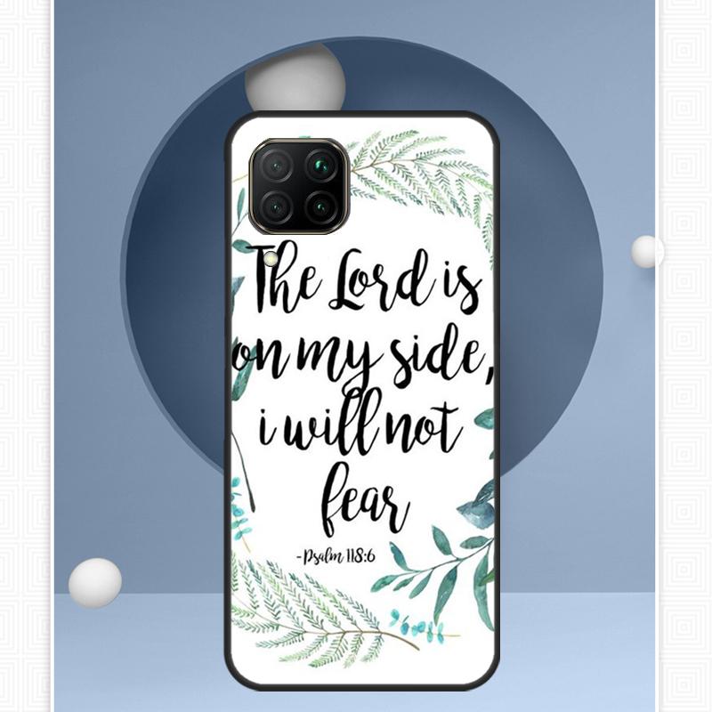 Bible Verse Quotes For Huawei Nova Y91 Y60 Y70 Y72 Y90 Y61 12s 12i 11i 8i 10 9 SE P20 P40 Lite P30 P60 Pro Case