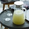 Стеклянный кувшин для воды из высокоборосиликатного стекла, 1500 мл