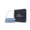 New COACH Morgan Cow Leather With Textile Shoulder Bag Handbags Shoulder Bags Women's Light Blue CH137-SVM6A