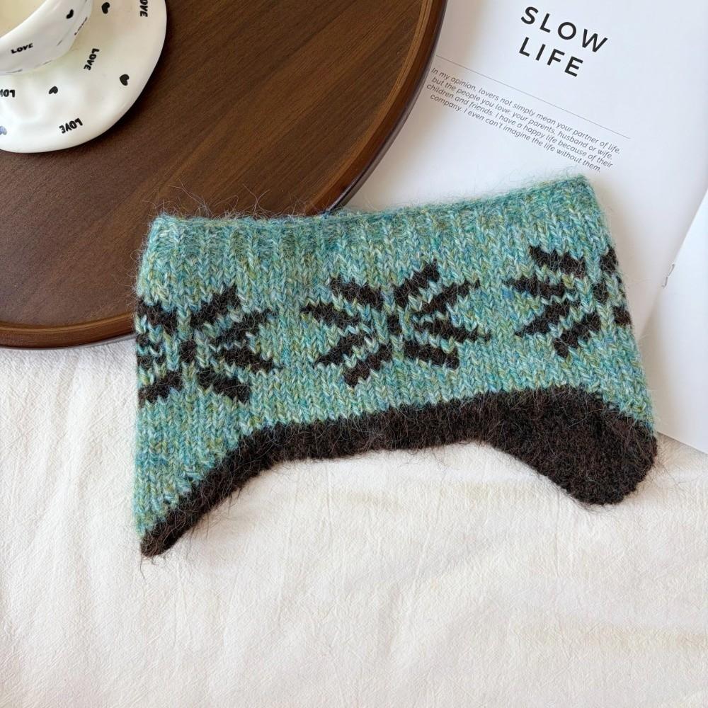 Snowflake Knitted Ear Cover Warm Ear Warmer New Winter Earmuffs Women
