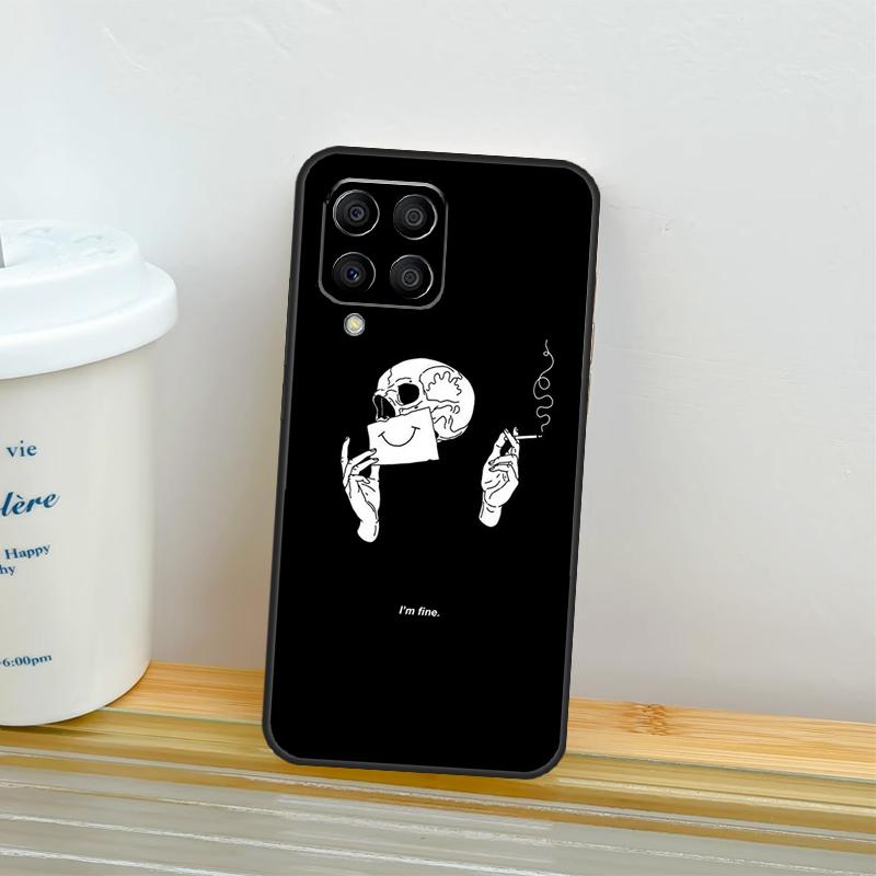 Чехол Смерть Череп Кости Клоун Цирк Для Samsung Galaxy M21 M31 M11 M13 M54 M34 M14 M56 M36 M16 M53 M32 M52 M35 M55 M15 M06