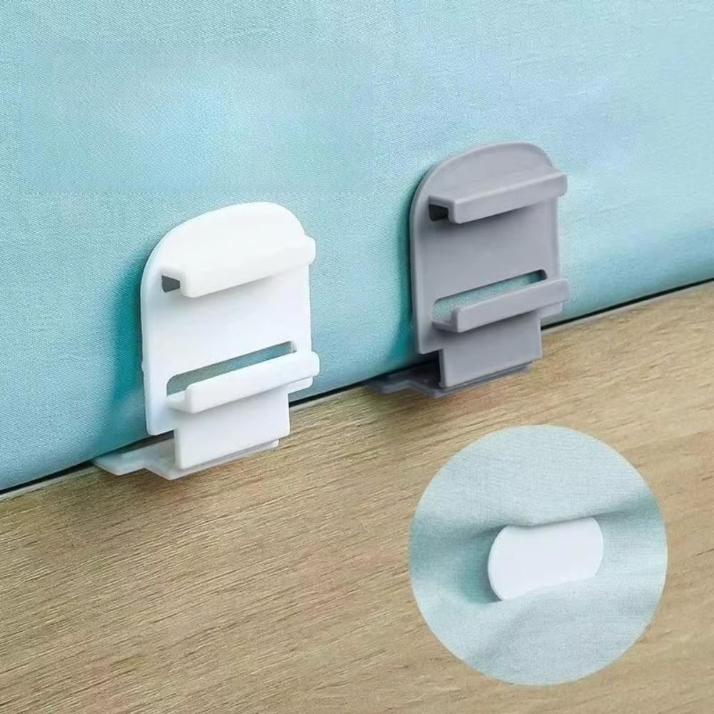 4PCS Plastic Bed Sheet Fasteners Adjustable Bed Cover Fixing Clip Bedroom Organization