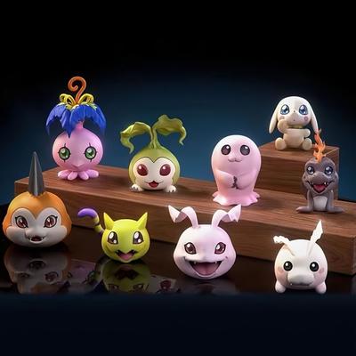 2-5 см Аниме Фигурка Digimon Adventure Габумон Пиокомон Коромон Мочимон Токомон Плотмон Коллекционная Модель Игрушки Подарок