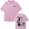 Rapper Frank Double Sided Print T Shirt Rap Men's Blond Hip Hop Tshirt Ocean Oversized T-shirt Men Women Casual Pure Cotton Tees