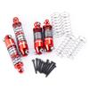 AXSPEED 4Pcs Alu 33/36/38/43/48mm Oil Shock Absorber Damper for Axial SCX24 Deadbolt C10 Wrangler Gladiator Bronco 1/24 RC Car