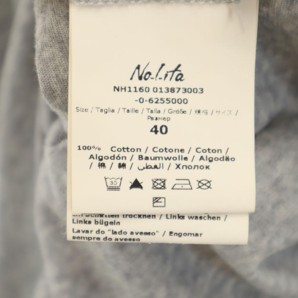 NOLITA сделано в Италии Без рукавов Длинное платье 40 серый Женский Б/у