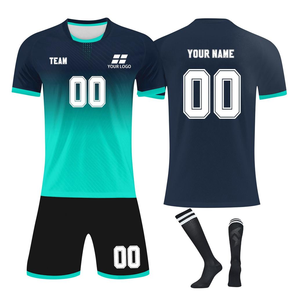 Personalised Shirts Kit Mens Girls With Name Number Custom Football Jerseys For Boys Training Suit