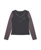 LUVISTRUE [My Melody] Long Sleeve Tee(Charcoal)