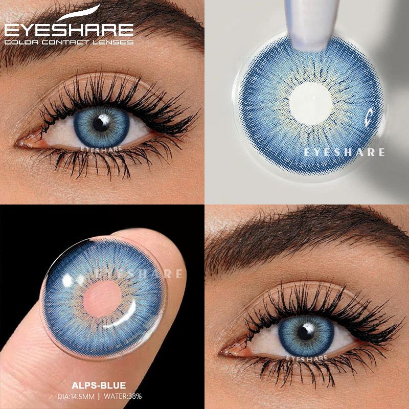 1 Pair Colored Contact Lenses Natural Look Gray Eye Lenses Brown Contacts Blue Lenses Green Eye Contacts Color Eye Lens
