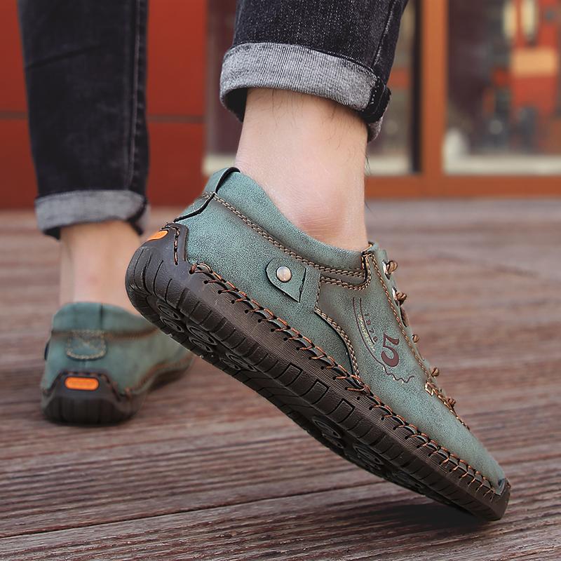 Повседневные кроссовки, кожаная обувь, мужские лоферы, горячая распродажа, мокасины, обувь для инструментов