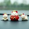 Украшение Lucky Cat, мелодия удачи, орнамент из смолы, изысканная статуя мультяшного кота, домашний офис