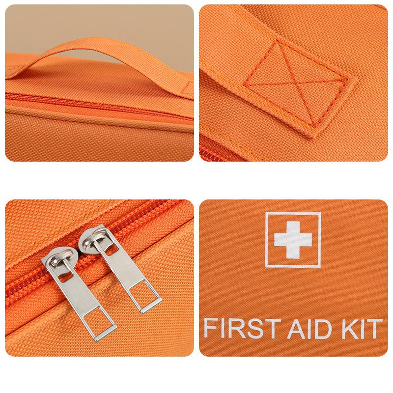 Emergency First Aid for Family Candy Color First Aid Box High Capacity Outdoor Camping Traveling Kit for Medical Bandaid
